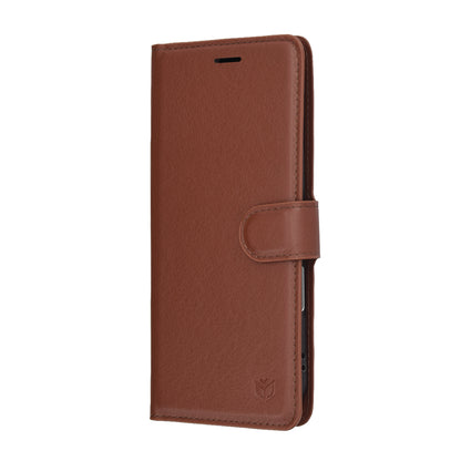 Ovitek za Apple iPhone 17 Air, Techsuit, Leather Folio, Rjava