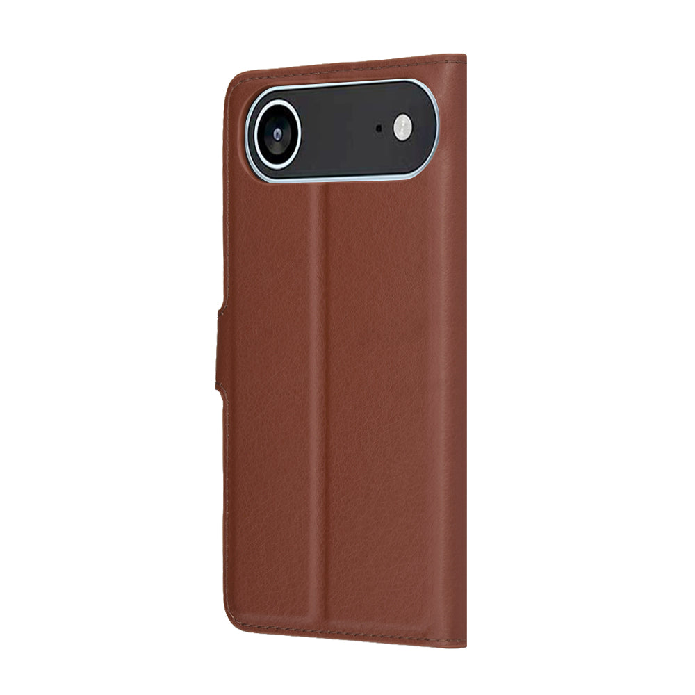 Ovitek za Apple iPhone 17 Air, Techsuit, Leather Folio, Rjava