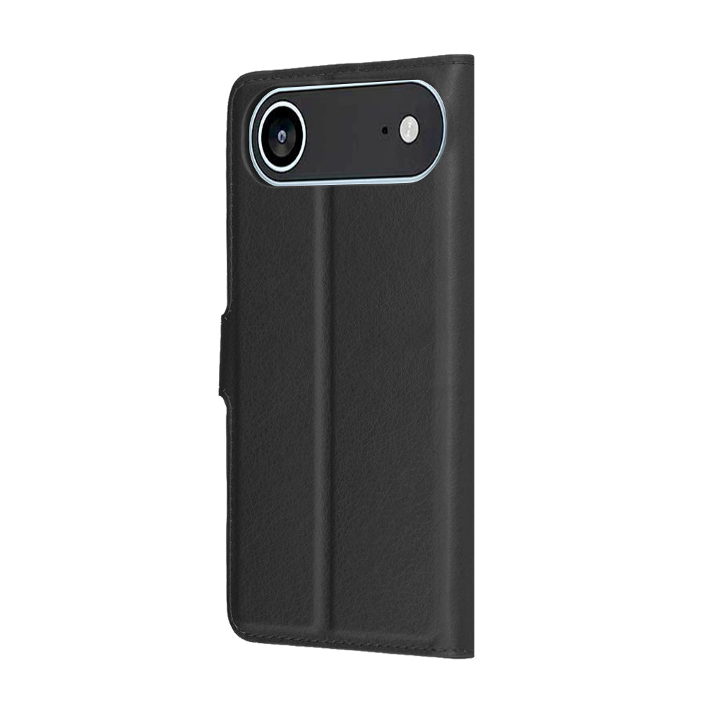 Ovitek za Apple iPhone 17 Air, Techsuit, Leather Folio, Črn