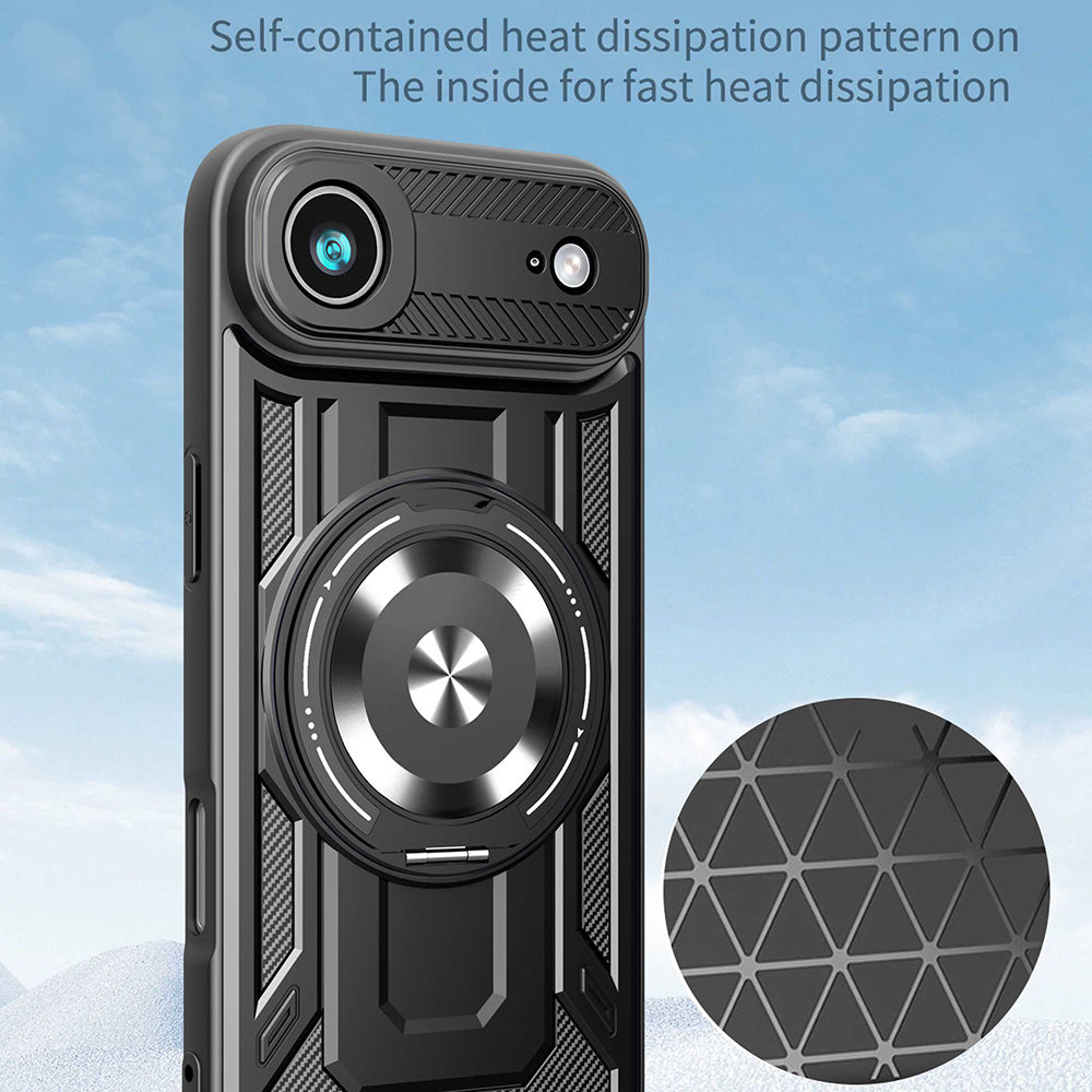Ovitek za Apple iPhone 17 Air, Techsuit, RuggedCam, Modra