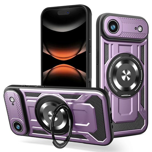Ovitek za Apple iPhone 17 Air, Techsuit, RuggedCam, Vijolična