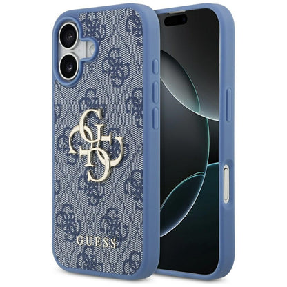Ovitek za Apple iPhone 17, Guess, 4G Big Logo, Modra