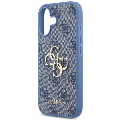 Ovitek za Apple iPhone 17, Guess, 4G Big Logo, Modra