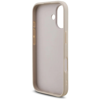 Ovitek za Apple iPhone 17, Guess, 4G Classic Logo with Strap, Roza