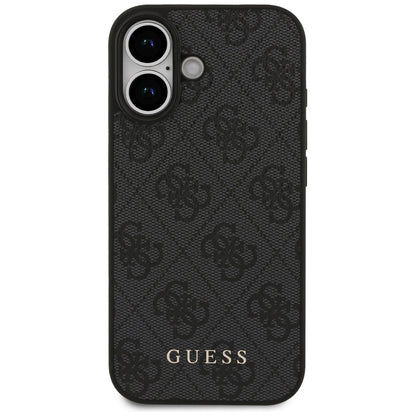 Ovitek za Apple iPhone 17, Guess, 4G Classic, črn