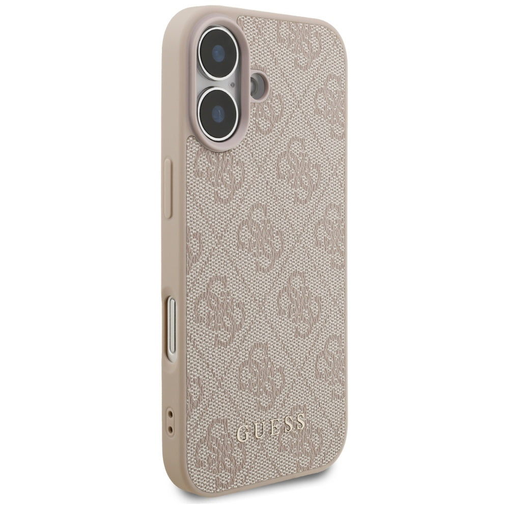 Ovitek za Apple iPhone 17, Guess, 4G Classic, Roza