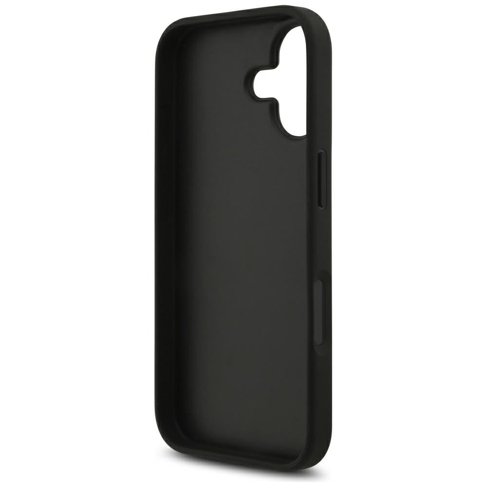 Ovitek za Apple iPhone 17, Guess, 4G Grained Big and Classic Logo, črn