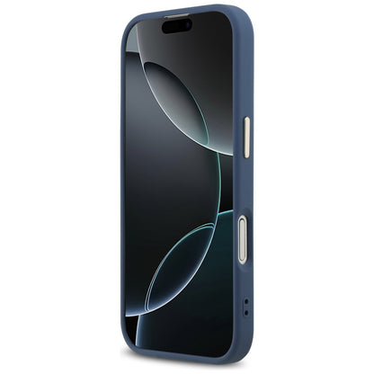 Ovitek za Apple iPhone 17, Guess, Big 4G Logo Classic, Zlato modra