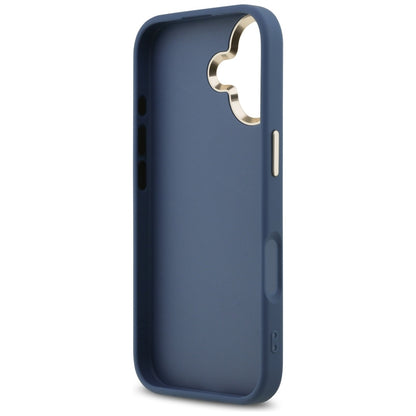 Ovitek za Apple iPhone 17, Guess, Big 4G Logo Classic, Zlato modra