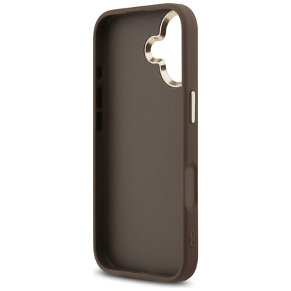 Ovitek za Apple iPhone 17, Guess, Big 4G Logo Classic, Zlato rjava