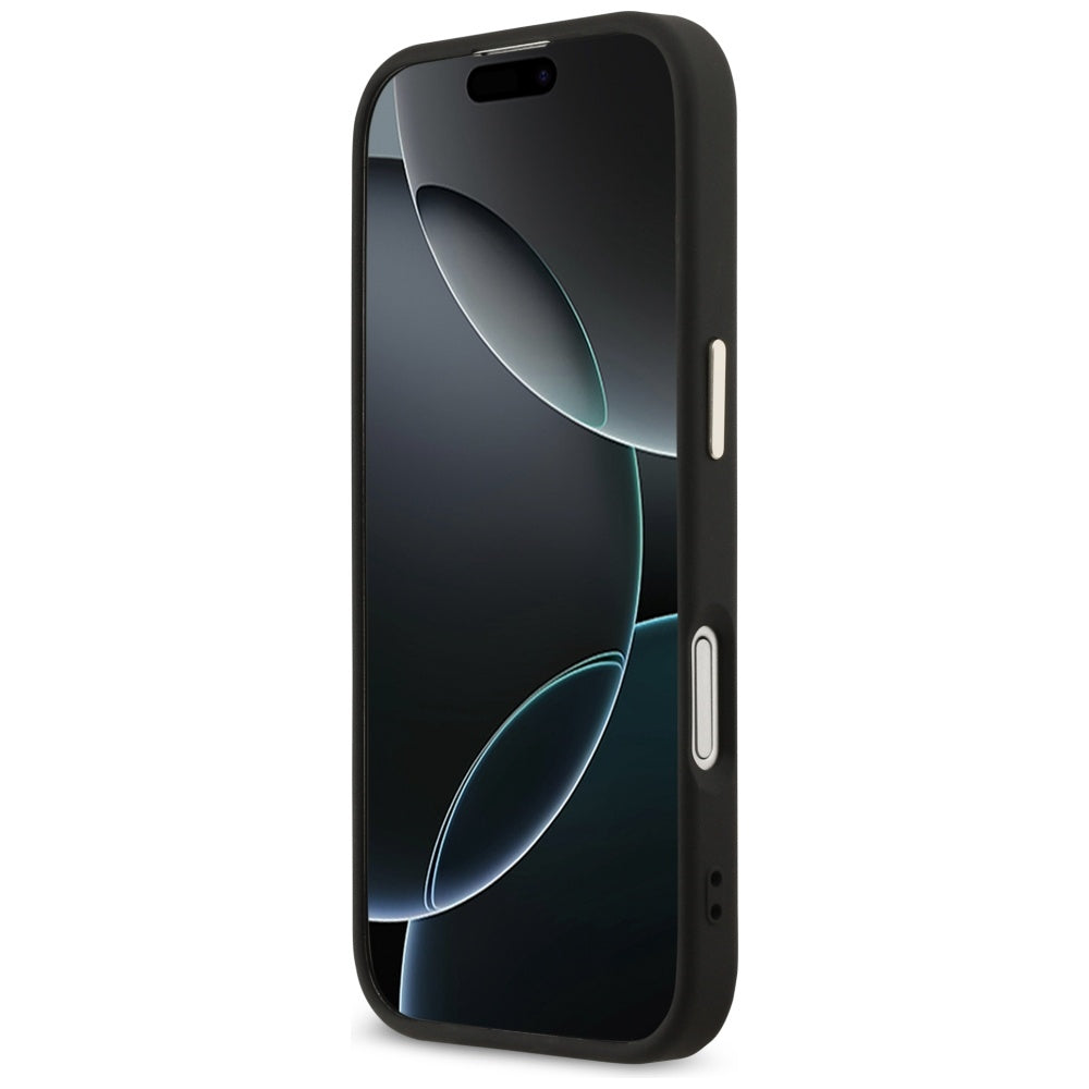 Ovitek za Apple iPhone 17, Guess, Big 4G Logo Classic, Črno Zlat