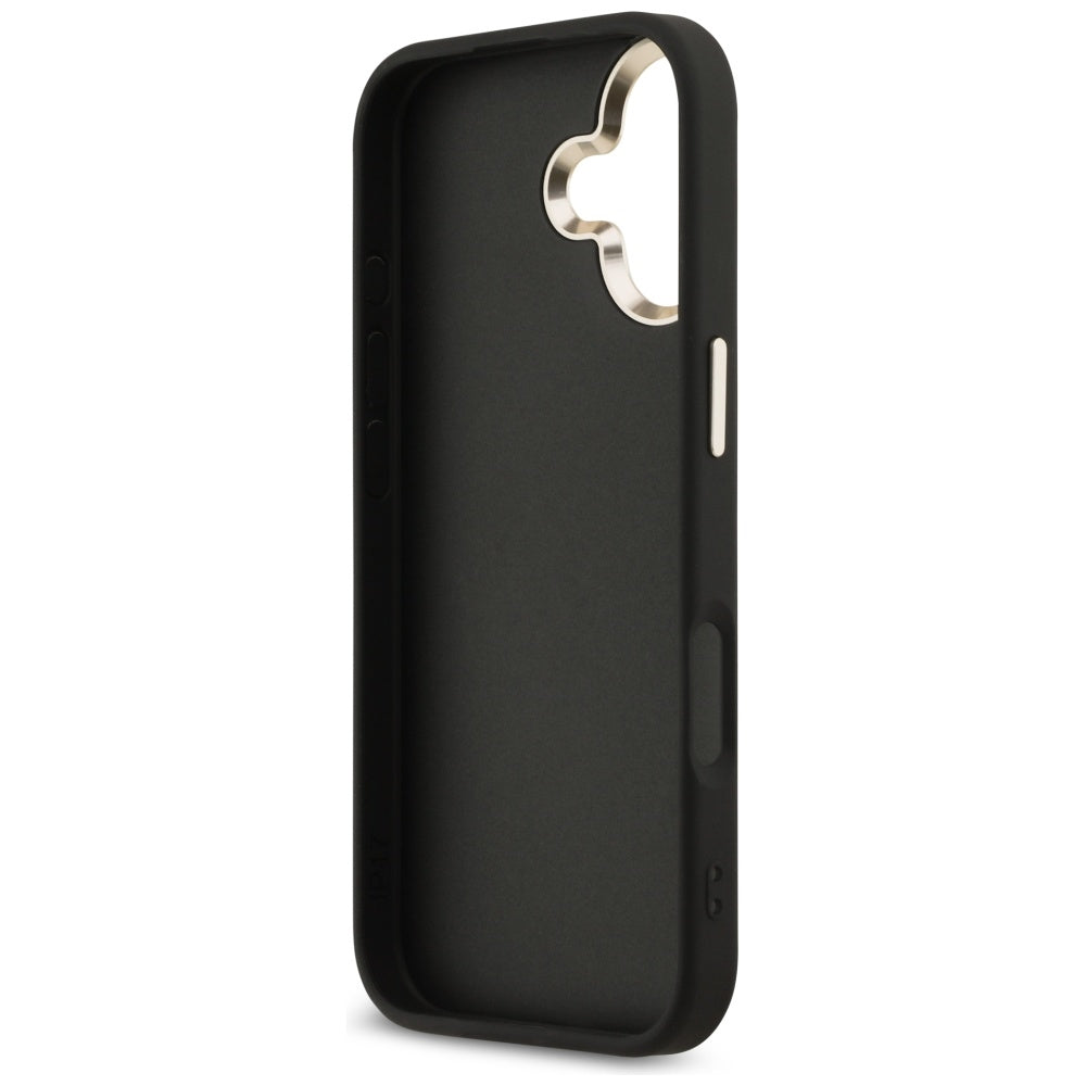 Ovitek za Apple iPhone 17, Guess, Big 4G Logo Classic, Črno Zlat