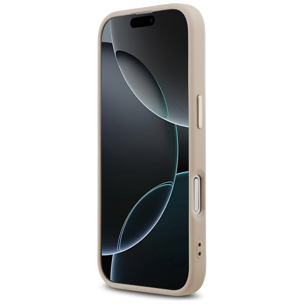 Ovitek za Apple iPhone 17, Guess, Big 4G Logo Classic, Zlato roza