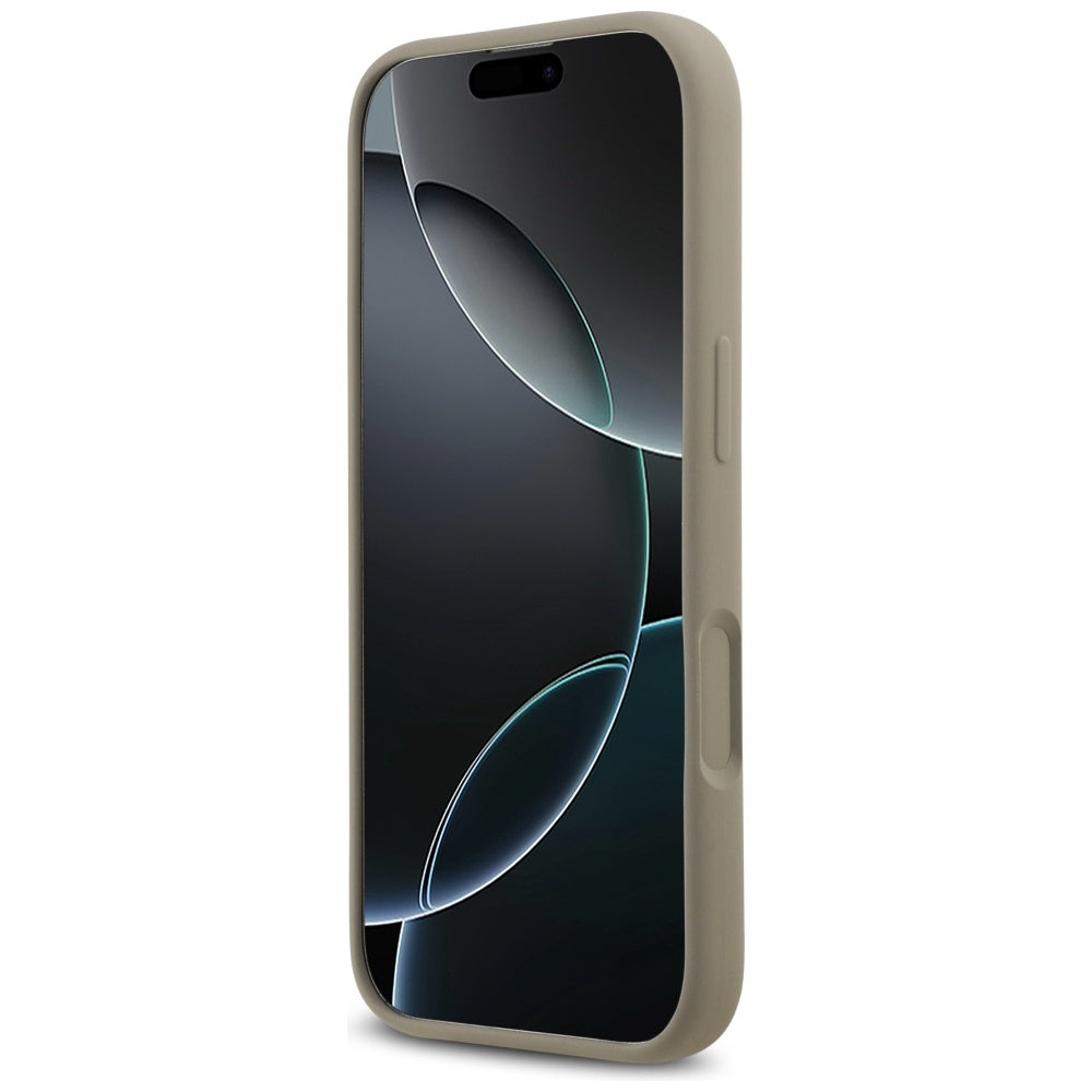 Ovitek za Apple iPhone 17, Guess, Big 4G Script, rjava