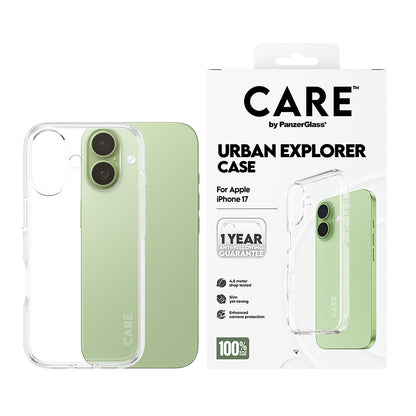 Ovitek za Apple iPhone 17, PanzerGlass, Care Urban Explorer, Prozoren