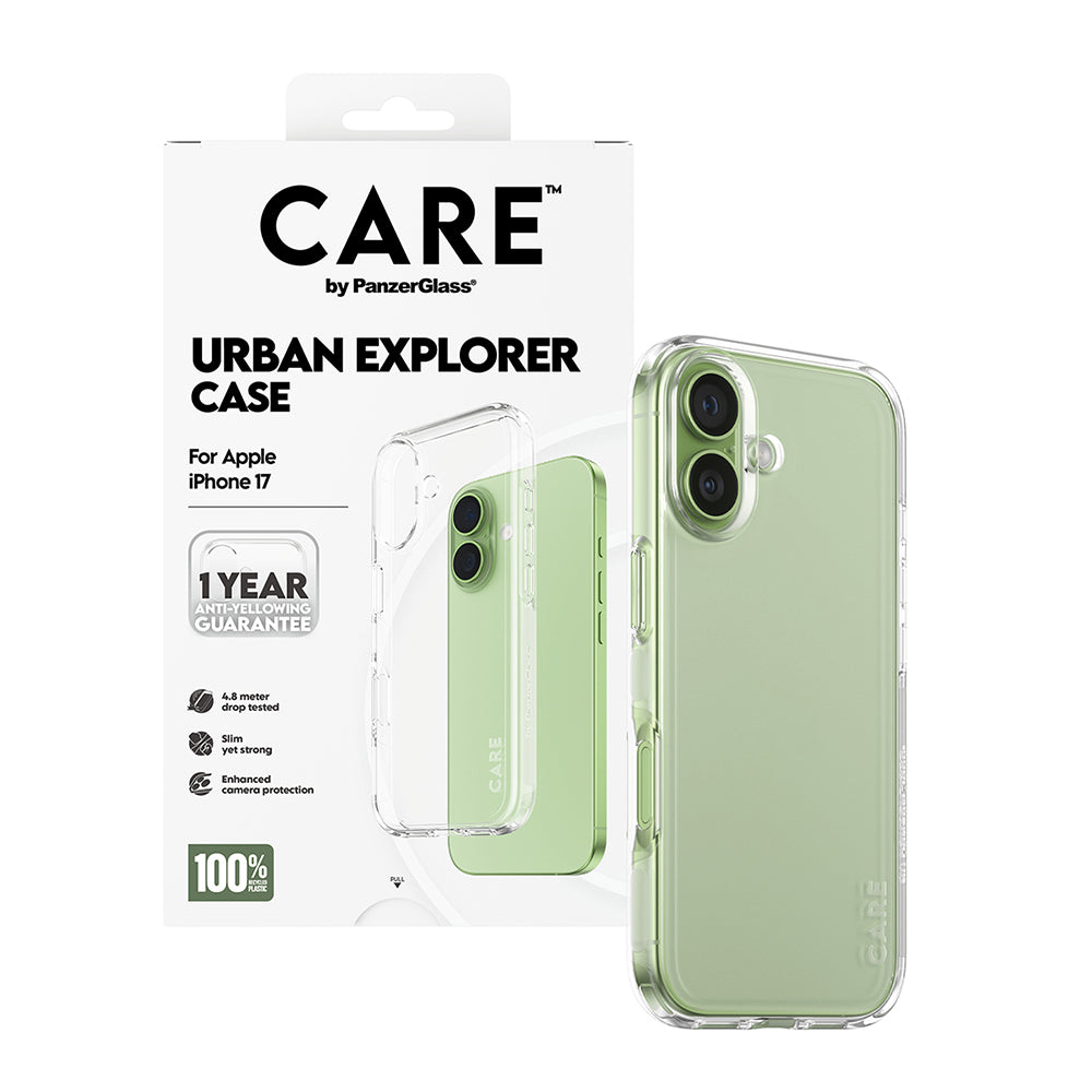 Ovitek za Apple iPhone 17, PanzerGlass, Care Urban Explorer, Prozoren