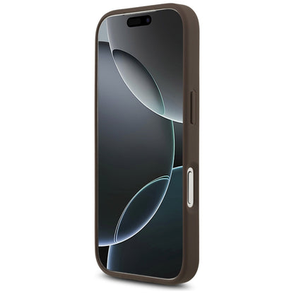 Ovitek za Apple iPhone 17 Pro, Guess, 4G Big Logo, rjava