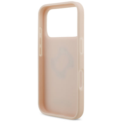 Ovitek za Apple iPhone 17 Pro, Guess, 4G Grained Big and Classic Logo, Roza