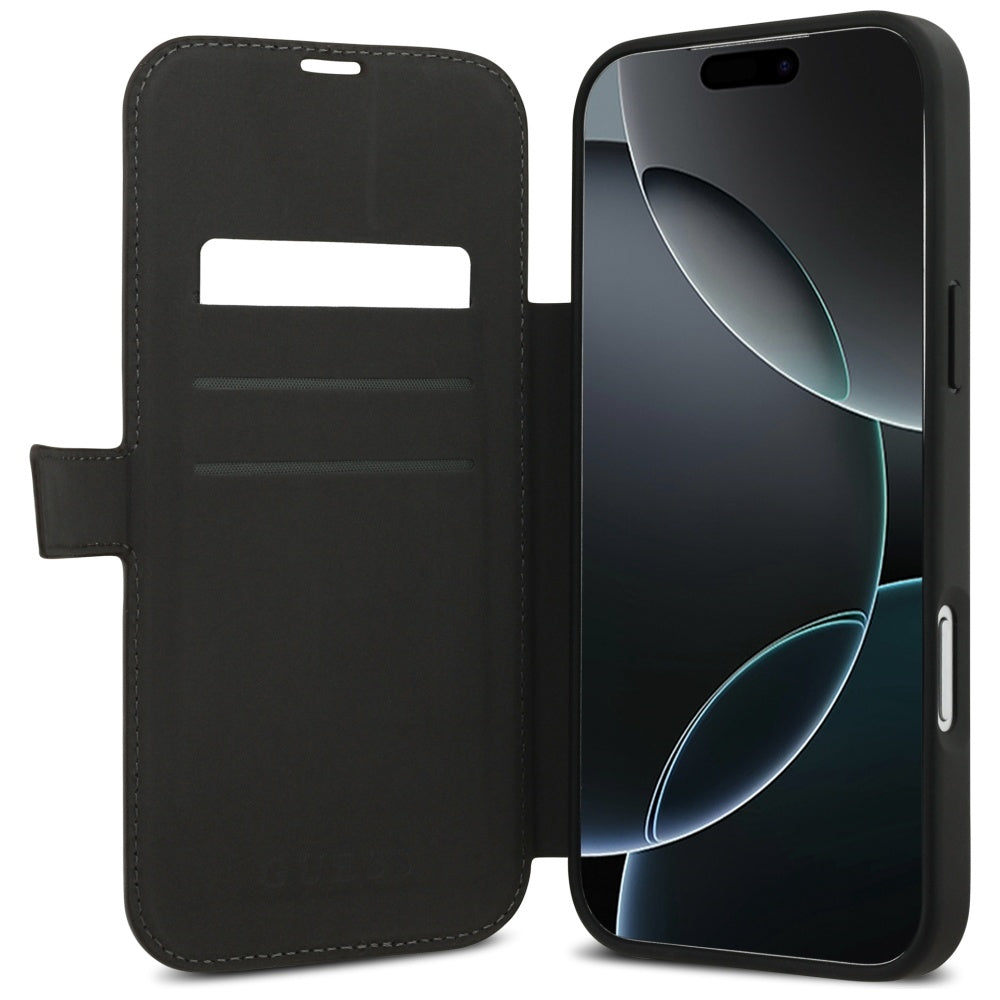 Ovitek za Apple iPhone 17 Pro, Guess, 4G Metal Logo, rjava