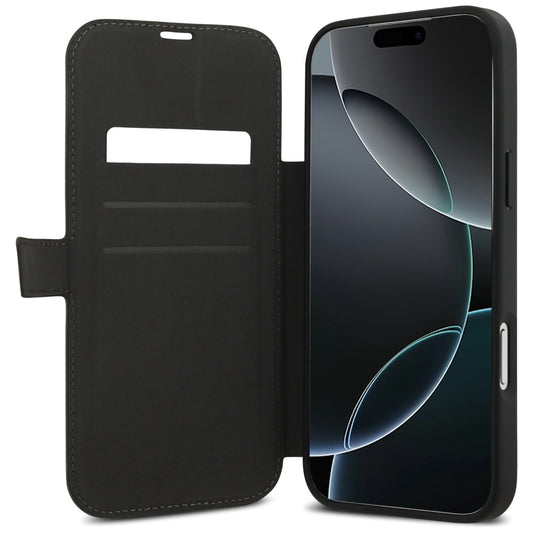 Ovitek za Apple iPhone 17 Pro, Guess, 4G Metal Logo, rjava