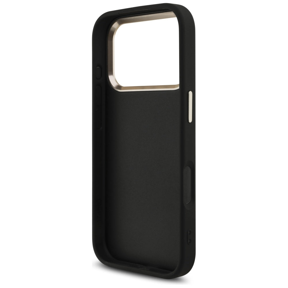 Ovitek za Apple iPhone 17 Pro, Guess, Big 4G Logo Classic, Črno Zlat