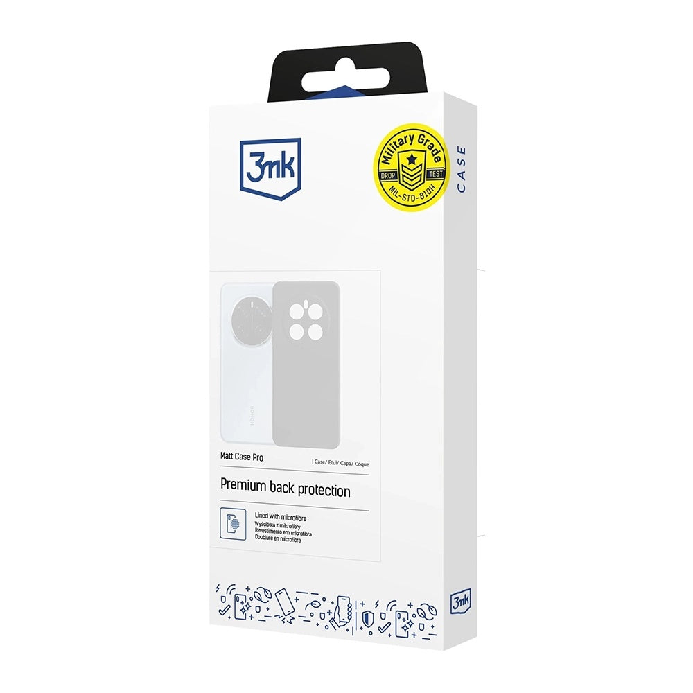 Ovitek za Apple iPhone 17 Pro Max, 3MK, Matt Pro, Črn