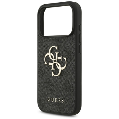 Ovitek za Apple iPhone 17 Pro Max, Guess, 4G Big Logo, črn