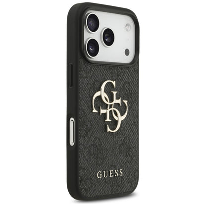 Ovitek za Apple iPhone 17 Pro Max, Guess, 4G Big Logo, črn