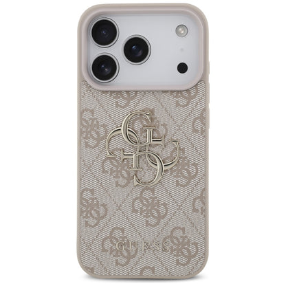Ovitek za Apple iPhone 17 Pro Max, Guess, 4G Big Logo, Roza