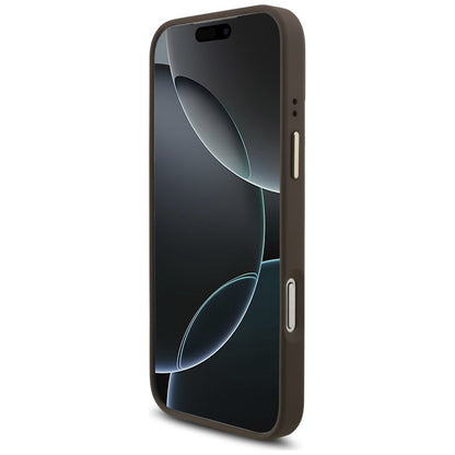 Ovitek za Apple iPhone 17 Pro Max, Guess, Big 4G Classic Logo with Big Strap, rjava