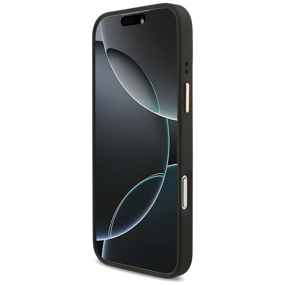 Ovitek za Apple iPhone 17 Pro Max, Guess, Big 4G Classic Logo with Big Strap, črn