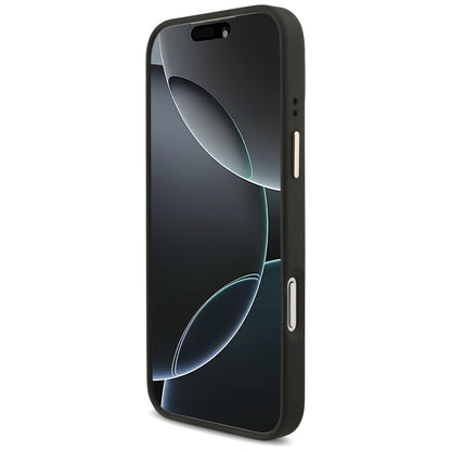 Ovitek za Apple iPhone 17 Pro Max, Guess, Big 4G Classic Logo with Big Strap, črn