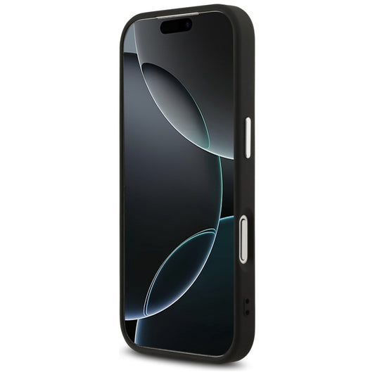 Ovitek za Apple iPhone 17 Pro Max, Guess, Big 4G Logo Classic, Črno Srebrn