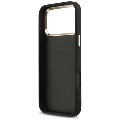 Ovitek za Apple iPhone 17 Pro Max, Guess, Big 4G Logo Classic, Črno Zlat