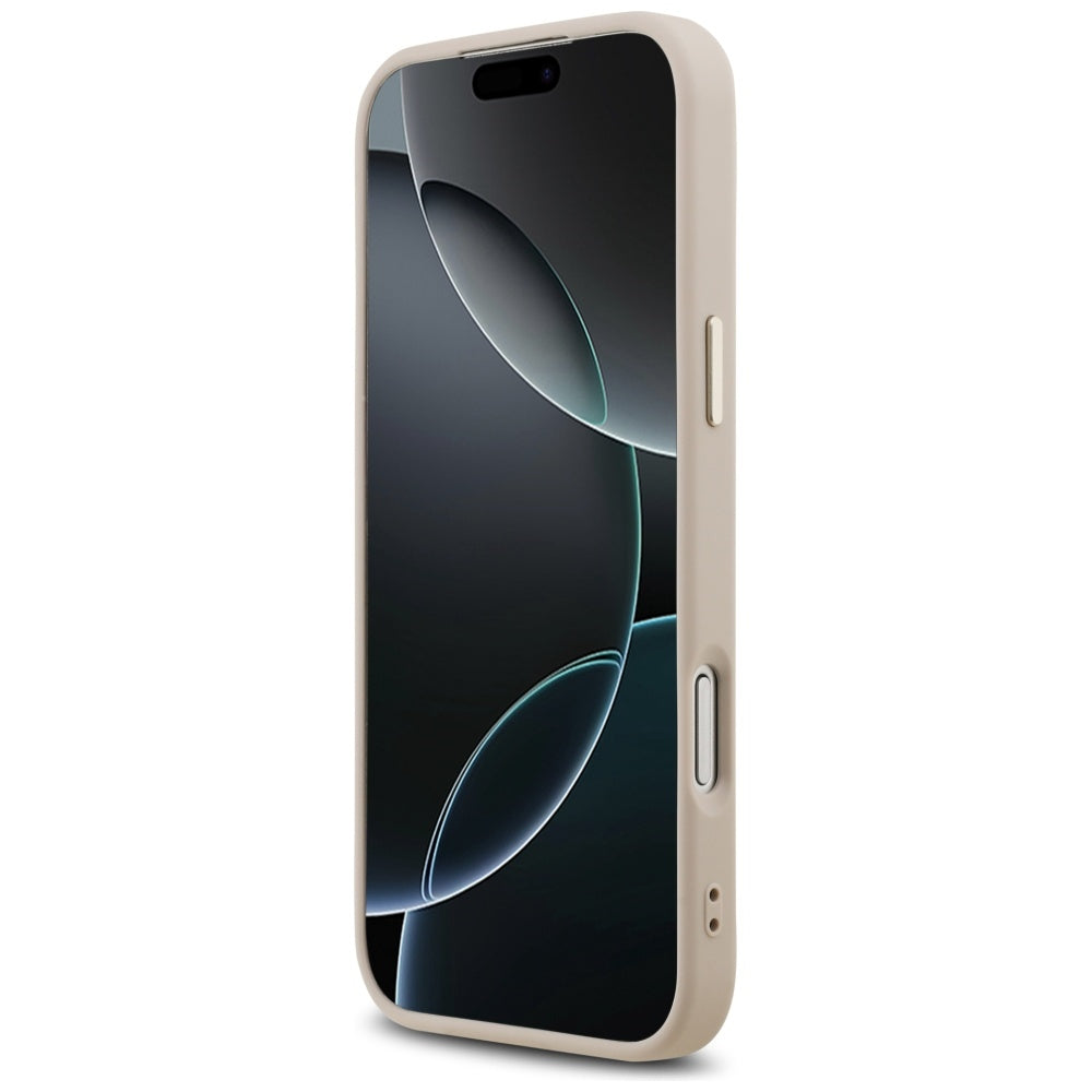 Ovitek za Apple iPhone 17 Pro Max, Guess, Big 4G Logo Classic, Zlato roza
