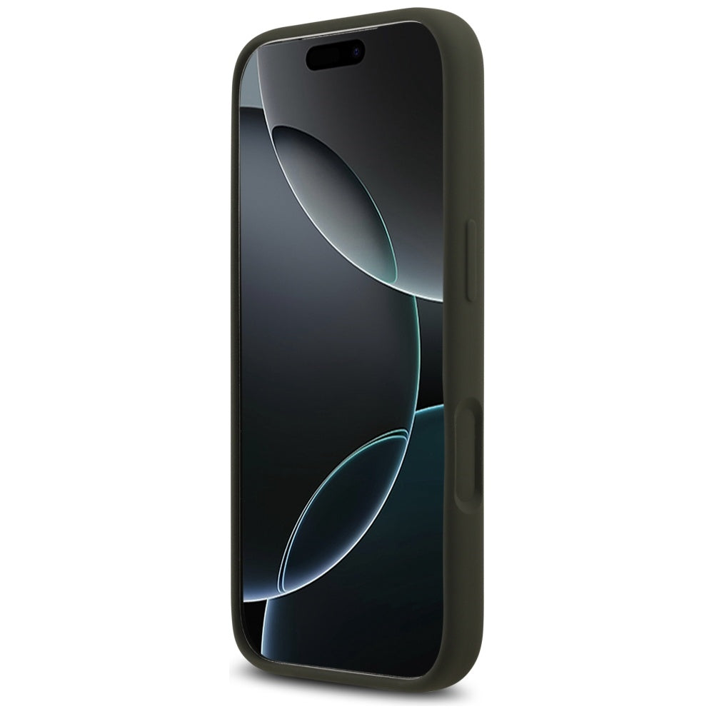 Ovitek za Apple iPhone 17 Pro Max, Guess, Big 4G Script, Kaki