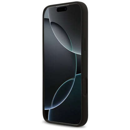 Ovitek za Apple iPhone 17 Pro Max, Guess, Big 4G Script, črn