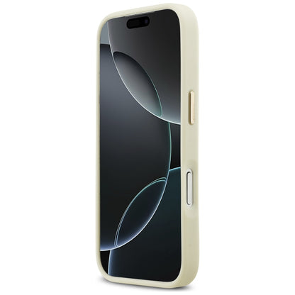 Ovitek za Apple iPhone 17 Pro Max, Karl Lagerfeld, Script Logo, Bež