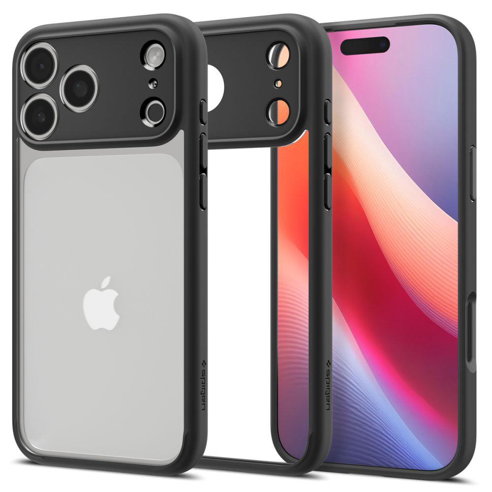 Ovitek za Apple iPhone 17 Pro Max, Spigen, Ultra Hybrid, Mat Črna