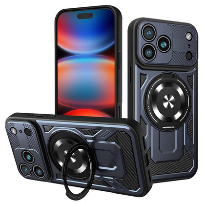 Ovitek za Apple iPhone 17 Pro Max, Techsuit, RuggedCam, Modra
