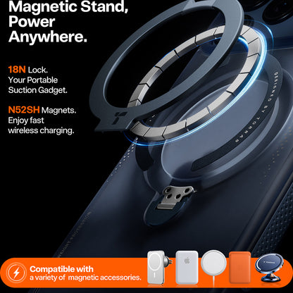 Ovitek za Apple iPhone 17 Pro Max, Torras, Ostand Spin Air, Modra