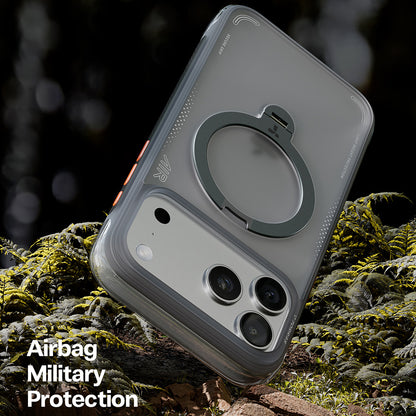 Ovitek za Apple iPhone 17 Pro Max, Torras, Ostand Spin Air, Siv