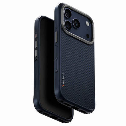 Ovitek MagSafe za Apple iPhone 17 Pro Max, UNIQ, Keva MagClick, Mornarsko modra