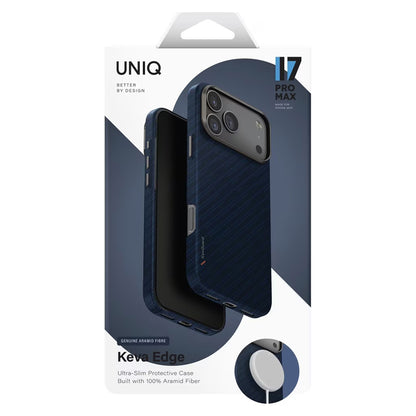 Ovitek MagSafe za Apple iPhone 17 Pro Max, UNIQ, Keva MagClick, Denim