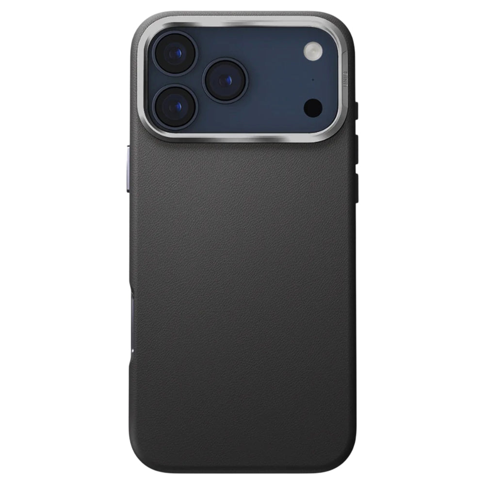 Ovitek za Apple iPhone 17 Pro Max, UNIQ, Lyden Leatherette, črn