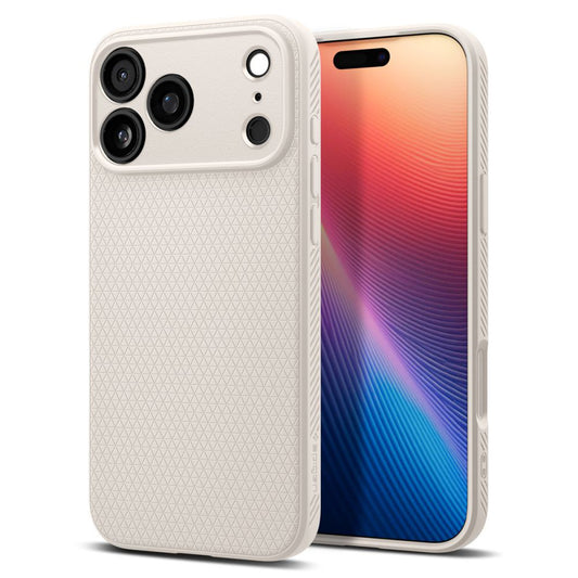 Ovitek za Apple iPhone 17 Pro, Spigen, Liquid Air, Bež