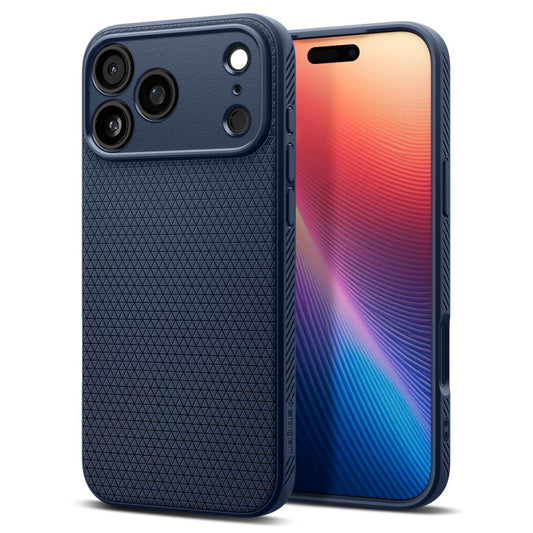 Ovitek za Apple iPhone 17 Pro, Spigen, Liquid Air, Mornarsko modra