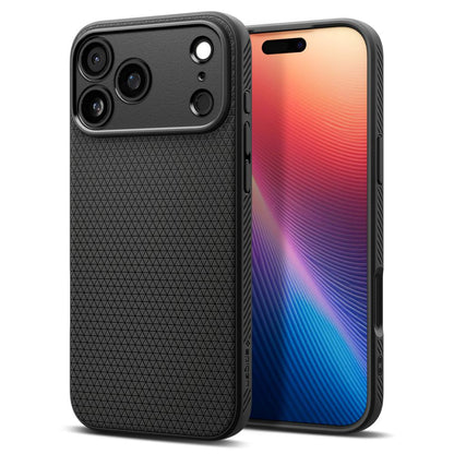 Ovitek za Apple iPhone 17 Pro, Spigen, Liquid Air, Mat Črna