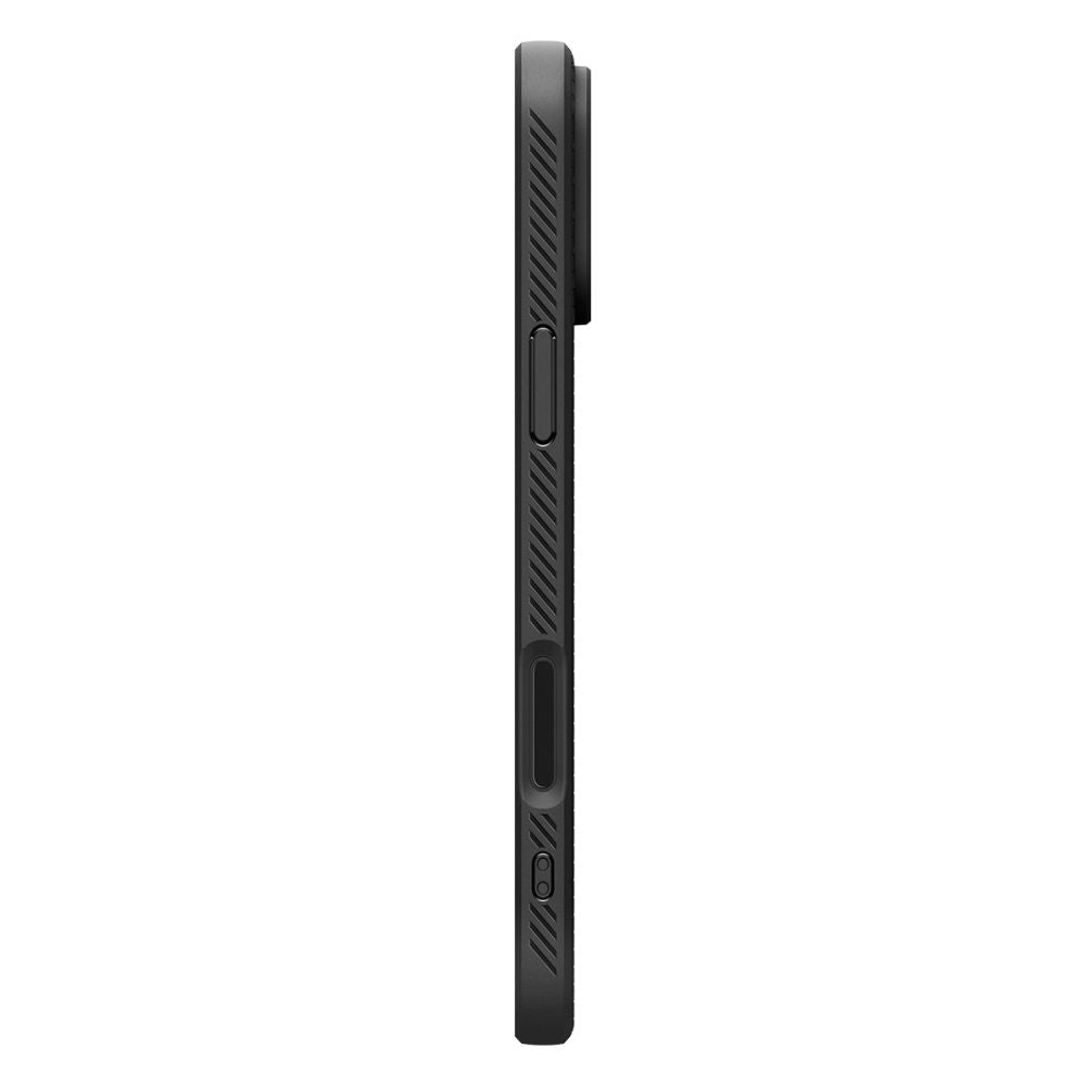 Ovitek za Apple iPhone 17 Pro, Spigen, Liquid Air, Mat Črna