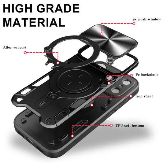 Ovitek za Apple iPhone 17 Pro, Techsuit, CamGuard Pro, Vijolična